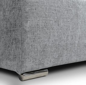 Rozkladacia pohovka Anafi, svetlo šedá látka