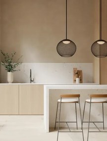 LED čierne dizajnové svietidlo Kinetic 30