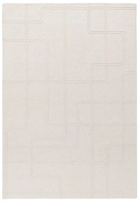 Krémovobiely ručne tkaný vlnený koberec 160x230 cm Ada – Asiatic Carpets