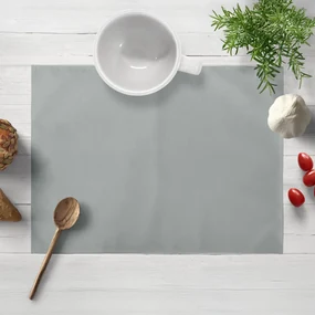 Biante Zamatové prestieranie na stôl SV-029 Cementovo sivé 30x40 cm