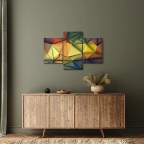 Obraz - Polygonálna 3D abstrakcia (90x60 cm)