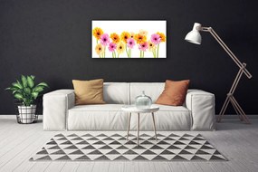 Obraz Canvas Farebné kvety gerbery 120x60 cm