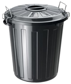 Rotho Odpadkový kôš s vekom a kovovými zámkami MINI POPOLNICA 25l