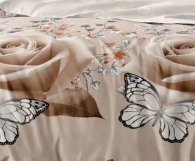 Obliečky OPRAH ROSES and BUTTERFLIES 3-dielna sada 140x200 cm