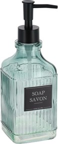 Dávkovač mydla Savon, modrá/s čiernymi prvkami, 500 ml