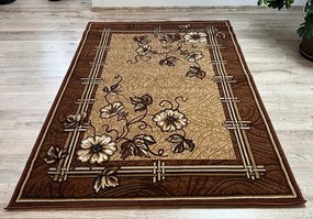 HU Hnedý klasický koberec Shiraz Bcf Maky-hnede Rozmer: 40x60 cm