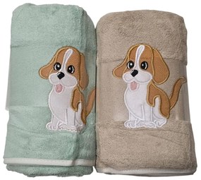 Osuška mikroplyš HOMA DOGGY MIX 4 kusy 70x140 cm