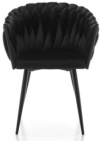 JAKS Jedálenská stolička latina čierna