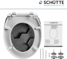 Eisl Sanitär WC sedadlo Duroplast Soft Close Hexagons 82392