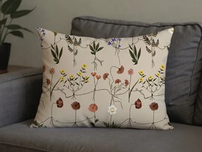 Polybavlnená obliečka na vankúš HERBAR POLY 70x90 cm, béžová
