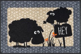 Čierne ovečky- rohožka 50x75 cm
