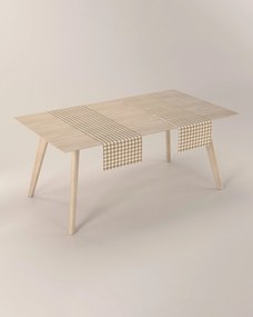 Štóla na stôl farba produktu béžová látka vzorované