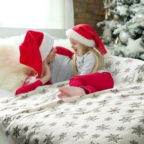 VIANOČNÁ FLEECOVÁ DEKA BLINK1 150X200 CM VZOROVANÁ