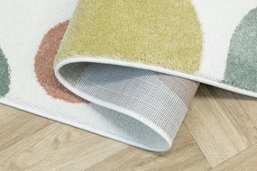 Detský koberec LIMA M042A krémový / ružový
