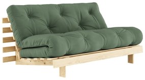 Zelená rozkladacia pohovka 160 cm Roots - Karup Design