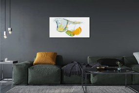 Obraz canvas Voda kiwi oranžový 120x60 cm