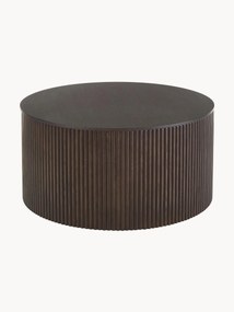 Okrúhly drevený konferenčný stolík's úložným priestorom Nele