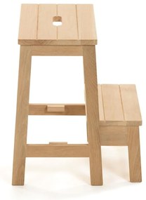 Stolička z brezového dreva v prírodnej farbe Nell – Kave Home