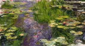Claude Monet - Umelecká tlač Lekná, (40 x 22.5 cm)