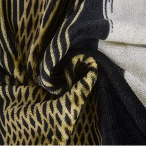 Mikroplyšové obliečky Zlatá stuha 200x140cm+90x70cm TiaHome