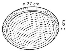 Tescoma Delícia forma s vlnitým okrajom 28 cm