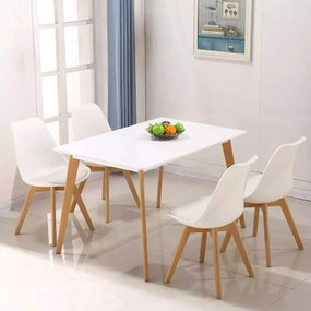 LuxuryForm DESIGN Jedálenská stolička BALI - biela