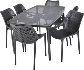 ROJAPLAST Kreslo BILROS, čierne