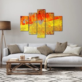 Obraz abstrakcie - maľba (150x105 cm)