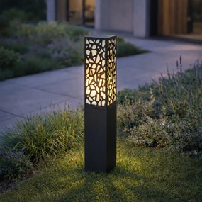 Moderná vonkajšia stĺpová lampa čierna 60 cm IP44 - Nicole