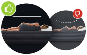 Intex Nafukovací matrac na spanie manželská posteľ 191x137 cm béžová INTEX 64102