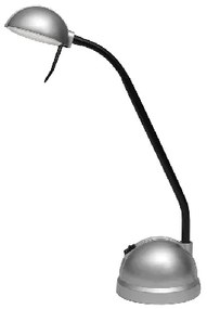 ECOLITE LED stolná lampa SPEKTRA, 8W, 630lm, 4000K, strieborná