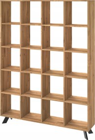 Regál dubový Toledo Box Loft na knihy 193x145x30