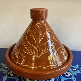 Marocký tažín Khalil farebný Ø 30cm