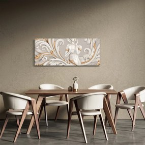 Obraz bohyne v ornamentálnom pozadí (120x50 cm)
