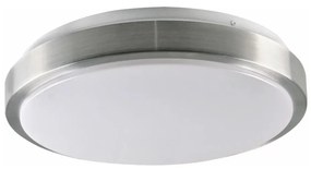 Stropné svietidlo BENEDYKT 2xE27/20W/230V pr. 33 cm strieborná