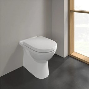 VILLEROY &amp; BOCH O.novo samostatne stojace WC s hlbokým splachovaním, 360 x 560 mm, biela alpská, s povrchom CeramicPlus, 565710R1