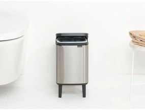 Oceľový odpadkový kôš v matne striebornej farbe 4 l Bo Hi – Brabantia