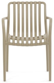 Autronic - Židle jídelní, stohovatelná, cappucino plast - CT-X7029 CAP AKCE