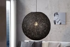 ABAKA čierna lampa 35 cm