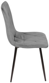Stima stolička NAOMI Vyberte látku ->: Velvet čierná