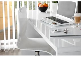 PC - stolík 15806 120x60cm Biely vysoký lesk  - Komfort-nábytok