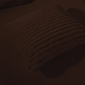 Plyšové posteľné obliečky - hnedé 2 časti: 1ks 140x200 + 1ks 70x80