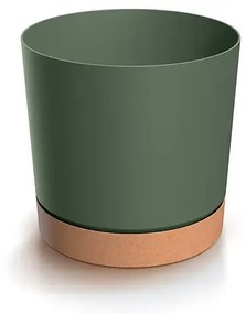 Prosperplast plastový kvetináč Tubo PM pine green Ø 15 cm