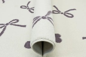 Koberec Lima M186A krémový / fialový