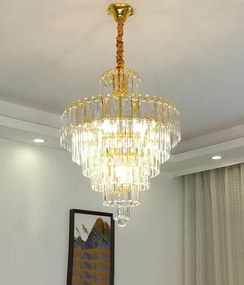 Toolight Toolight, stropné svietidlo 6xE14, zlatá lesklá, OSW-00684