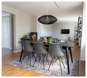 Sivé kreslo House Nordic Oslo