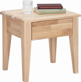 XXXLutz NOČNÝ STOLÍK, divoký dub, farba duba, 50/48/40 cm Linea Natura - Spálňové sety - 000844002103