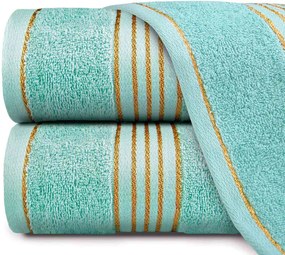 BAVLNENÉ UTERÁKY TIWANO SADA 1 KS 30X50 CM, 1 KS 50X90 CM, 1 KS 70X140 CM SVETLOTYRKYSOVÁ