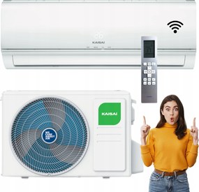 Klimatizácia na stenu Kaisai Eco 5,3 kW 50 m2 Wifi Výkonná 2025 Ohrievač