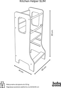 Učiaca veža Montessori pre deti čierna
